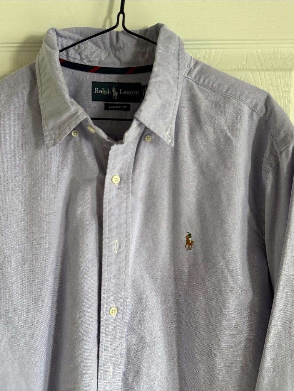 Vintage Pastel Lavender Ralph Lauren Button Down - Picture 4 of 7